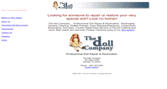 Desktop Screenshot of 4theloveofdolls.com